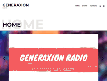 Tablet Screenshot of generaxionradio.net